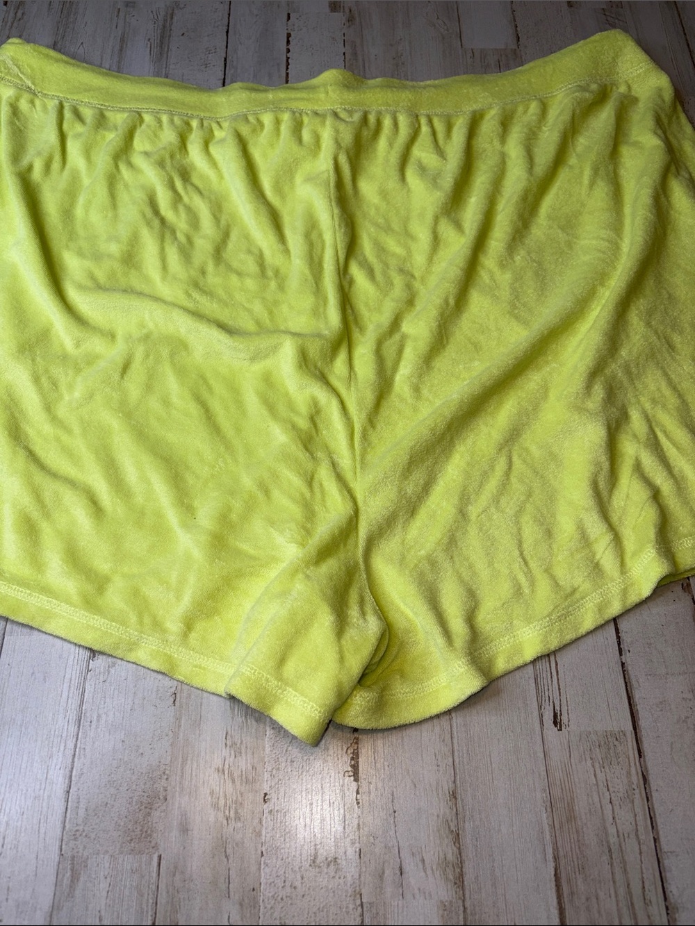 Old Navy Terry cloth,Neon Yellow Athletic Lounge Shorts plus size 4X - Picture 11 of 12